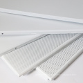 Powder spraying false tin ceiling trim panels for balcony